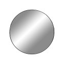 Intesi Lustro Jersey okrągłe czarne 60cm - loftowe lustro - metalowa rama - do salonu, sypialni, przedpokoju Intesi Lustro Jersey okrągłe czarne 60cm - loftowe lustro - metalowa rama - do salonu, sypialni, przedpokoju