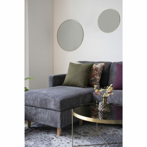 Intesi Lustro Jersey okrągłe złote 40cm - loftowe lustro - metalowa rama - do salonu, sypialni, przedpokoju Intesi Lustro Jersey okrągłe złote 40cm - loftowe lustro - metalowa rama - do salonu, sypialni, przedpokoju
