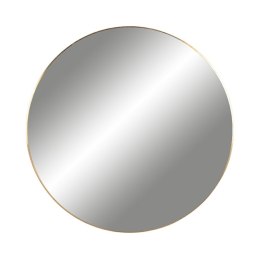 Intesi Lustro Jersey okrągłe złote 80cm - loftowe lustro - metalowa rama - do salonu, sypialni, przedpokoju