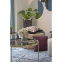 Intesi Lustro Jersey okrągłe złote 80cm - loftowe lustro - metalowa rama - do salonu, sypialni, przedpokoju Intesi Lustro Jersey okrągłe złote 80cm - loftowe lustro - metalowa rama - do salonu, sypialni, przedpokoju