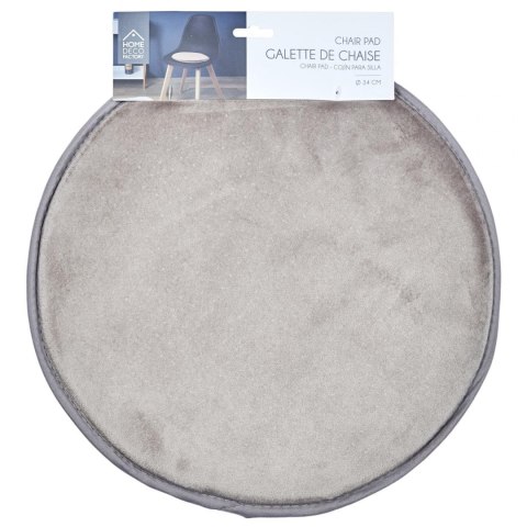 Intesi Zestaw 6 poduszek Velvet na krzesło Taupe - poduszki, nakładki na krzesła drewniane, z tworzywa sztucznego Intesi Zestaw 6 poduszek Velvet na krzesło Taupe - poduszki, nakładki na krzesła drewniane, z tworzywa sztucznego