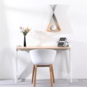 BIURKO COMPAS BIAŁE DREWNO / BLAT płyta MDF do pracowni, pokoju młodzieżowego King Home BIURKO COMPAS BIAŁE DREWNO / BLAT płyta MDF do pracowni, pokoju młodzieżowego King Home