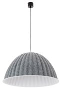 King Home Lampa wisząca sufitowa MOLD 55 szara - filc, tkanina w kształcie kapelusza King Home Lampa wisząca sufitowa MOLD 55 szara - filc, tkanina w kształcie kapelusza