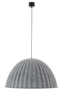 King Home Lampa wisząca sufitowa MOLD 55 szara - filc, tkanina w kształcie kapelusza King Home Lampa wisząca sufitowa MOLD 55 szara - filc, tkanina w kształcie kapelusza