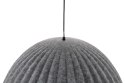 King Home Lampa wisząca sufitowa MOLD 55 szara - filc, tkanina w kształcie kapelusza King Home Lampa wisząca sufitowa MOLD 55 szara - filc, tkanina w kształcie kapelusza