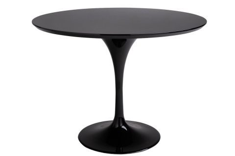 King Home Stół TULIP MDF czarny fi 100, metal lakierowany King Home Stół TULIP MDF czarny fi 100, metal lakierowany