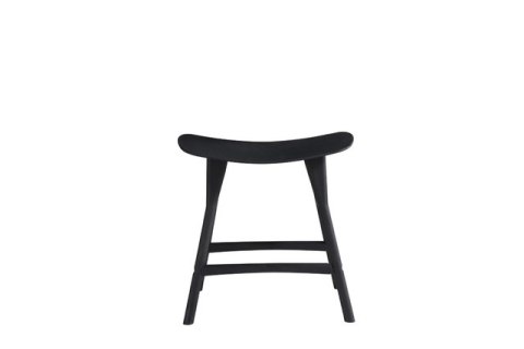 King Home Stołek REMO czarny z tworzywa sztucznego - taboret King Home Stołek REMO czarny z tworzywa sztucznego - taboret