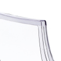King Home Krzesło LOUIS transparentne - poliwęglan wygodne i wytrzymałe King Home Krzesło LOUIS transparentne - poliwęglan wygodne i wytrzymałe