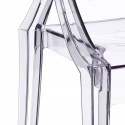 King Home Krzesło LOUIS transparentne - poliwęglan wygodne i wytrzymałe King Home Krzesło LOUIS transparentne - poliwęglan wygodne i wytrzymałe