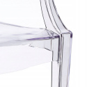 King Home Krzesło LOUIS transparentne - poliwęglan wygodne i wytrzymałe King Home Krzesło LOUIS transparentne - poliwęglan wygodne i wytrzymałe