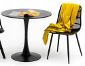 STÓŁ OKRĄGŁY CZARNY TULIP FI 80 Modesto Design MODESTO blat MDF PODSTAWA metal lakierowany proszkowo DO DOMU I DO LOKALU STÓŁ OKRĄGŁY CZARNY TULIP FI 80 Modesto Design MODESTO blat MDF PODSTAWA metal lakierowany proszkowo DO DOMU I DO LOKALU