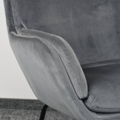 SIGNAL FOTEL BUJANY HOOVER VELVET SZARY BLUVEL 14 na PŁOZACH SIGNAL FOTEL BUJANY HOOVER VELVET SZARY BLUVEL 14 na PŁOZACH