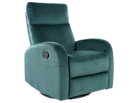 SIGNAL FOTEL BUJANY ROZKŁADANY obrotowy OLIMP VELVET ZIELONY BLUVEL 78 Funkcja Bujania z podnóżkiem SIGNAL FOTEL BUJANY ROZKŁADANY obrotowy OLIMP VELVET ZIELONY BLUVEL 78 Funkcja Bujania z podnóżkiem