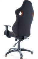 SIGNAL FOTEL OBROTOWY Q-229 Czarny/Szary TKANINA TILT + MULTIBLOCK gamingowy krzesło do biurka Gamingowe