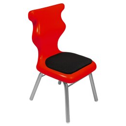Ergonomiczne krzesło szkolne Classic Soft rozmiar 1 czerwony - dobre krzesło stacjonarne do biurka, ławki, szkoły, sali konferencyjnej dla dzieci i dla dorosłych 