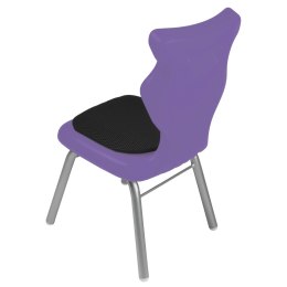 Ergonomiczne krzesło szkolne Classic Soft rozmiar 1 fioletowy - dobre krzesło stacjonarne do biurka, ławki, szkoły, sali konferencyjnej dla dzieci i dla dorosłych 