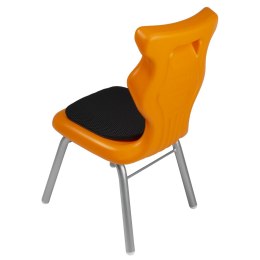 Ergonomiczne krzesło szkolne Classic Soft rozmiar 1 pomarańczowy - dobre krzesło stacjonarne do biurka, ławki, szkoły, sali konferencyjnej dla dzieci i dla dorosłych 