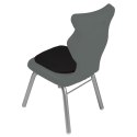 Ergonomiczne krzesło szkolne Classic Soft rozmiar 1 szary - dobre krzesło stacjonarne do biurka, ławki, szkoły, sali konferencyjnej dla dzieci i dla dorosłych Ergonomiczne krzesło szkolne Classic Soft rozmiar 1 szary - dobre krzesło stacjonarne do biurka, ławki, szkoły, sali konferencyjnej dla dzieci i dla dorosłych