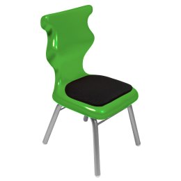 Ergonomiczne krzesło szkolne Classic Soft rozmiar 1 zielony - dobre krzesło stacjonarne do biurka, ławki, szkoły, sali konferencyjnej dla dzieci i dla dorosłych 