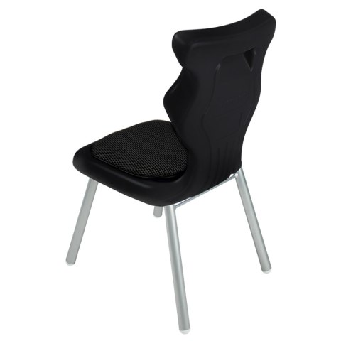 Ergonomiczne krzesło szkolne Classic Soft rozmiar 2 czarny - dobre krzesło stacjonarne do biurka, ławki, szkoły, sali konferencyjnej dla dzieci i dla dorosłych Ergonomiczne krzesło szkolne Classic Soft rozmiar 2 czarny - dobre krzesło stacjonarne do biurka, ławki, szkoły, sali konferencyjnej dla dzieci i dla dorosłych