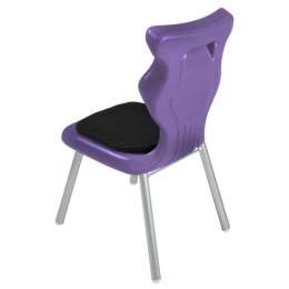 Ergonomiczne krzesło szkolne Classic Soft rozmiar 2 fioletowy - dobre krzesło stacjonarne do biurka, ławki, szkoły, sali konferencyjnej dla dzieci i dla dorosłych 