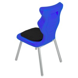 Ergonomiczne krzesło szkolne Classic Soft rozmiar 2 niebieski - dobre krzesło stacjonarne do biurka, ławki, szkoły, sali konferencyjnej dla dzieci i dla dorosłych 