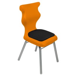 Ergonomiczne krzesło szkolne Classic Soft rozmiar 2 pomarańczowy - dobre krzesło stacjonarne do biurka, ławki, szkoły, sali konferencyjnej dla dzieci i dla dorosłych 