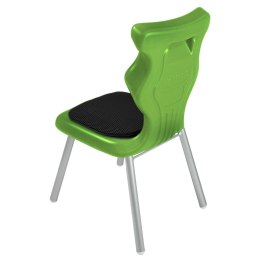 Ergonomiczne krzesło szkolne Classic Soft rozmiar 2 zielony - dobre krzesło stacjonarne do biurka, ławki, szkoły, sali konferencyjnej dla dzieci i dla dorosłych 