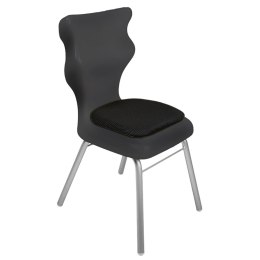 Ergonomiczne krzesło szkolne Classic Soft rozmiar 3 czarny - dobre krzesło stacjonarne do biurka, ławki, szkoły, sali konferencyjnej dla dzieci i dla dorosłych 
