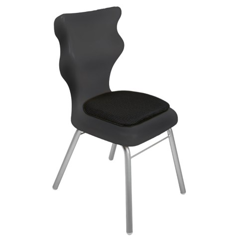 Ergonomiczne krzesło szkolne Classic Soft rozmiar 3 czarny - dobre krzesło stacjonarne do biurka, ławki, szkoły, sali konferencyjnej dla dzieci i dla dorosłych Ergonomiczne krzesło szkolne Classic Soft rozmiar 3 czarny - dobre krzesło stacjonarne do biurka, ławki, szkoły, sali konferencyjnej dla dzieci i dla dorosłych