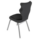 Ergonomiczne krzesło szkolne Classic Soft rozmiar 3 czarny - dobre krzesło stacjonarne do biurka, ławki, szkoły, sali konferencyjnej dla dzieci i dla dorosłych Ergonomiczne krzesło szkolne Classic Soft rozmiar 3 czarny - dobre krzesło stacjonarne do biurka, ławki, szkoły, sali konferencyjnej dla dzieci i dla dorosłych