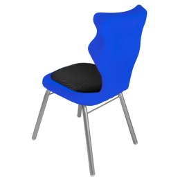 Ergonomiczne krzesło szkolne Classic Soft rozmiar 3 niebieski - dobre krzesło stacjonarne do biurka, ławki, szkoły, sali konferencyjnej dla dzieci i dla dorosłych 