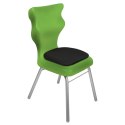Ergonomiczne krzesło szkolne Classic Soft rozmiar 3 zielony - dobre krzesło stacjonarne do biurka, ławki, szkoły, sali konferencyjnej dla dzieci i dla dorosłych Ergonomiczne krzesło szkolne Classic Soft rozmiar 3 zielony - dobre krzesło stacjonarne do biurka, ławki, szkoły, sali konferencyjnej dla dzieci i dla dorosłych