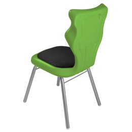 Ergonomiczne krzesło szkolne Classic Soft rozmiar 3 zielony - dobre krzesło stacjonarne do biurka, ławki, szkoły, sali konferencyjnej dla dzieci i dla dorosłych 