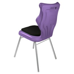 Ergonomiczne krzesło szkolne Classic Soft rozmiar 4 fioletowy - dobre krzesło stacjonarne do biurka, ławki, szkoły, sali konferencyjnej dla dzieci i dla dorosłych 