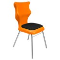 Ergonomiczne krzesło szkolne Classic Soft rozmiar 4 pomarańczowy - dobre krzesło stacjonarne do biurka, ławki, szkoły, sali konferencyjnej dla dzieci i dla dorosłych Ergonomiczne krzesło szkolne Classic Soft rozmiar 4 pomarańczowy - dobre krzesło stacjonarne do biurka, ławki, szkoły, sali konferencyjnej dla dzieci i dla dorosłych