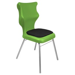 Ergonomiczne krzesło szkolne Classic Soft rozmiar 4 zielony - dobre krzesło stacjonarne do biurka, ławki, szkoły, sali konferencyjnej dla dzieci i dla dorosłych 