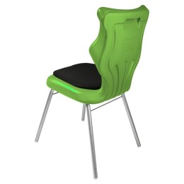 Ergonomiczne krzesło szkolne Classic Soft rozmiar 4 zielony - dobre krzesło stacjonarne do biurka, ławki, szkoły, sali konferencyjnej dla dzieci i dla dorosłych 