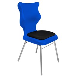 Ergonomiczne krzesło szkolne Classic Soft rozmiar 5 niebieski - dobre krzesło stacjonarne do biurka, ławki, szkoły, sali konferencyjnej dla dzieci i dla dorosłych 