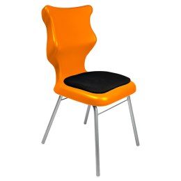 Ergonomiczne krzesło szkolne Classic Soft rozmiar 5 pomarańczowy - dobre krzesło stacjonarne do biurka, ławki, szkoły, sali konferencyjnej dla dzieci i dla dorosłych 