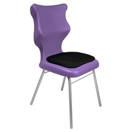 Ergonomiczne krzesło szkolne Classic Soft rozmiar 6 fioletowy - dobre krzesło stacjonarne do biurka, ławki, szkoły, sali konferencyjnej dla dzieci i dla dorosłych 