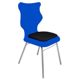 Ergonomiczne krzesło szkolne Classic Soft rozmiar 6 niebieski - dobre krzesło stacjonarne do biurka, ławki, szkoły, sali konferencyjnej dla dzieci i dla dorosłych 