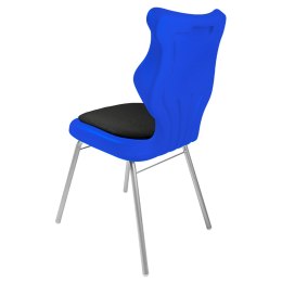 Ergonomiczne krzesło szkolne Classic Soft rozmiar 6 niebieski - dobre krzesło stacjonarne do biurka, ławki, szkoły, sali konferencyjnej dla dzieci i dla dorosłych 