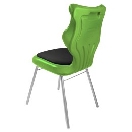 Ergonomiczne krzesło szkolne Classic Soft rozmiar 6 zielony - dobre krzesło stacjonarne do biurka, ławki, szkoły, sali konferencyjnej dla dzieci i dla dorosłych 