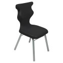 Ergonomiczne krzesło szkolne Classic rozmiar 2 czarny - dobre krzesło stacjonarne do biurka, ławki, szkoły, sali konferencyjnej dla dzieci i dla dorosłych Ergonomiczne krzesło szkolne Classic rozmiar 2 czarny - dobre krzesło stacjonarne do biurka, ławki, szkoły, sali konferencyjnej dla dzieci i dla dorosłych