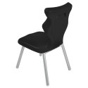 Ergonomiczne krzesło szkolne Classic rozmiar 2 czarny - dobre krzesło stacjonarne do biurka, ławki, szkoły, sali konferencyjnej dla dzieci i dla dorosłych Ergonomiczne krzesło szkolne Classic rozmiar 2 czarny - dobre krzesło stacjonarne do biurka, ławki, szkoły, sali konferencyjnej dla dzieci i dla dorosłych