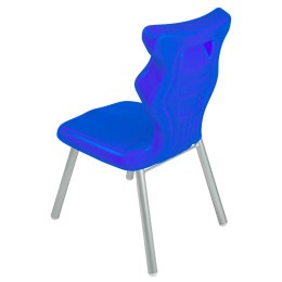 Ergonomiczne krzesło szkolne Classic rozmiar 2 niebieski - dobre krzesło stacjonarne do biurka, ławki, szkoły, sali konferencyjnej dla dzieci i dla dorosłych 