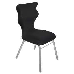 Ergonomiczne krzesło szkolne Classic rozmiar 3 czarny - dobre krzesło stacjonarne do biurka, ławki, szkoły, sali konferencyjnej dla dzieci i dla dorosłych 