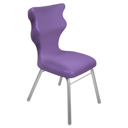 Ergonomiczne krzesło szkolne Classic rozmiar 3 fioletowy - dobre krzesło stacjonarne do biurka, ławki, szkoły, sali konferencyjnej dla dzieci i dla dorosłych 