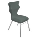 Ergonomiczne krzesło szkolne Classic rozmiar 3 szary - dobre krzesło stacjonarne do biurka, ławki, szkoły, sali konferencyjnej dla dzieci i dla dorosłych Ergonomiczne krzesło szkolne Classic rozmiar 3 szary - dobre krzesło stacjonarne do biurka, ławki, szkoły, sali konferencyjnej dla dzieci i dla dorosłych